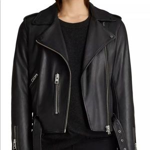 All saints Balfern Leather Biker Jacket UK6, US2
